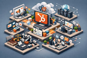 Isometric Customer Platform Evolution