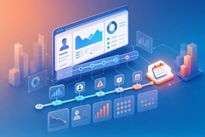 Legal Tech Dashboard Showing Early Churn Risks