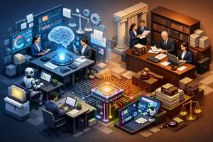 isometric Discover how corporate legal teams are outpacing law firms with AI transforming their roles and reshaping legal tech strategies Stay ahead i